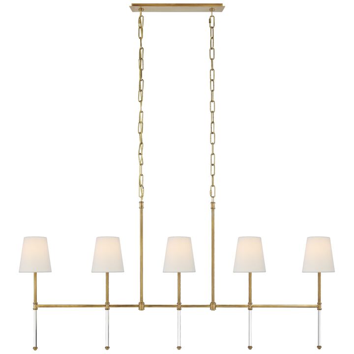 Camille Med Linear Chandelier