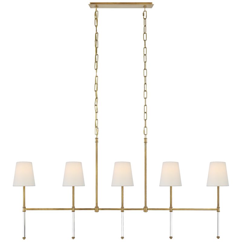 Camille Med Linear Chandelier