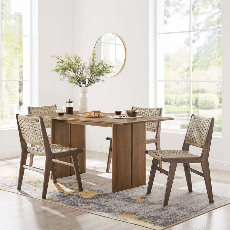 Modway - Amistad 60" Wood Dining Table Oak