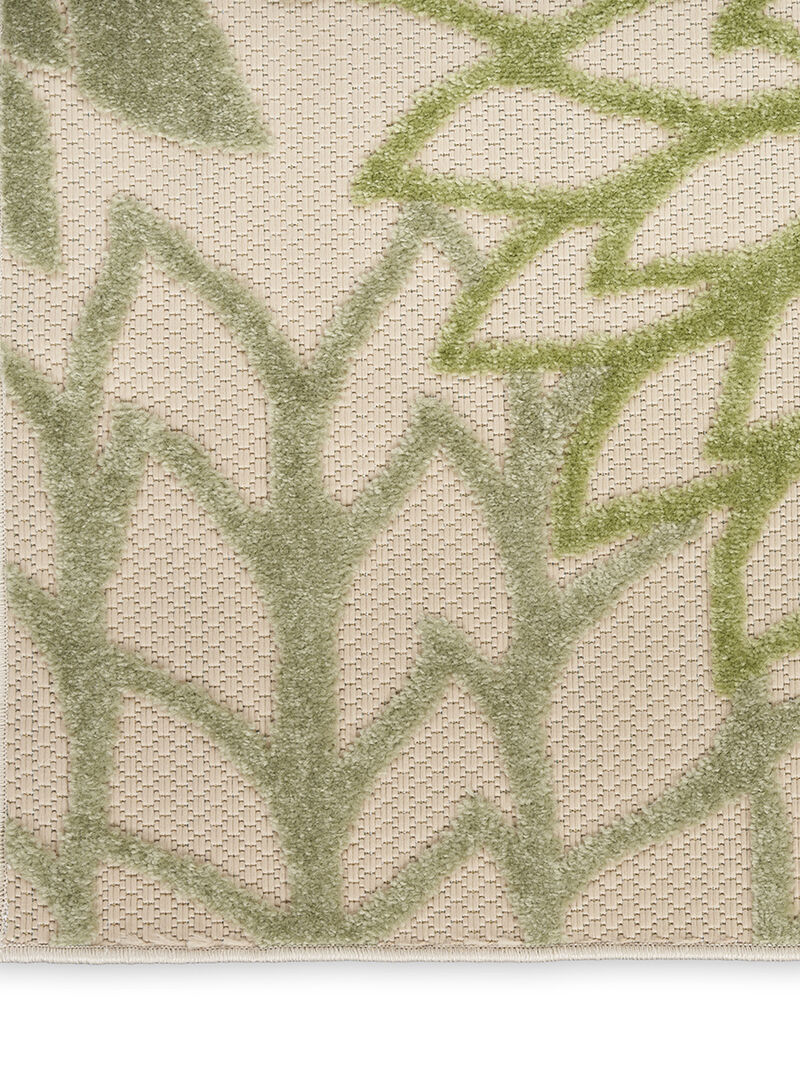 Aloha ALH05 Ivory/Green 9' x 12' Rug