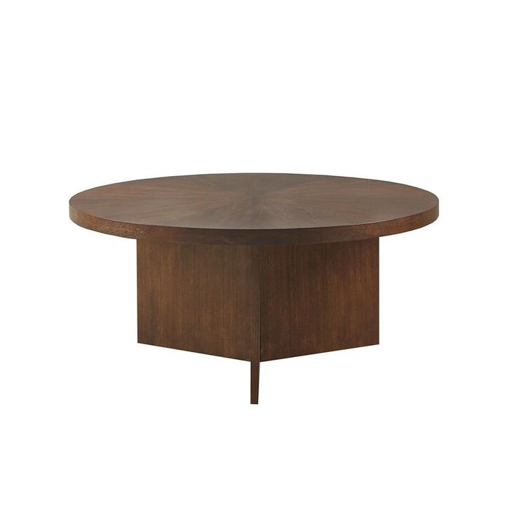 Belen Kox Sadie Walnut Starburst Coffee Table, Belen Kox
