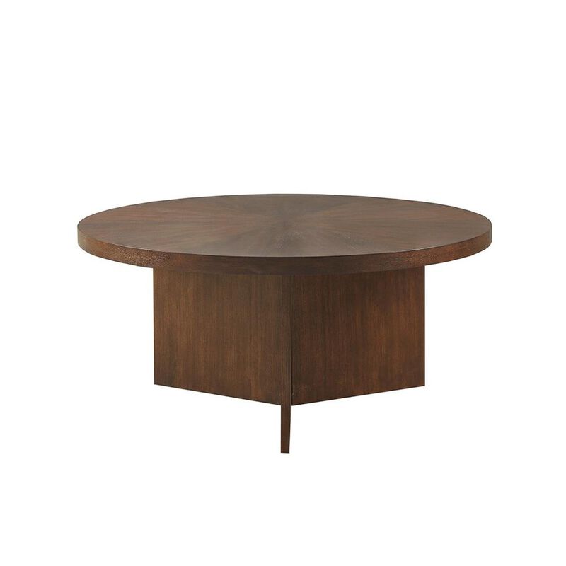 Belen Kox Sadie Walnut Starburst Coffee Table, Belen Kox