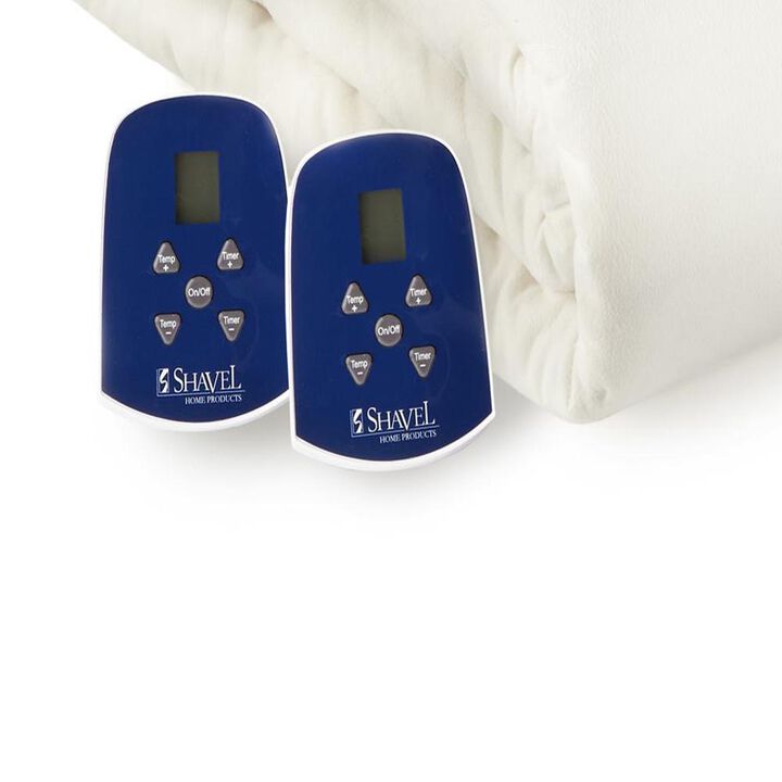 Shavel Micro Flannel High Quality Heating Technology Ultra Velvet Reversible Electric Blanket