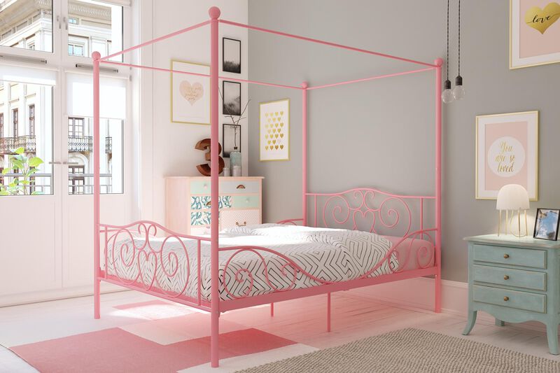Atwater Living Whimsical Metal Canopy Bed