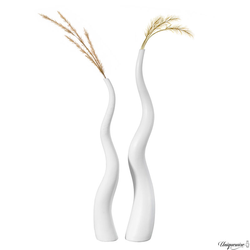 62" Tall Animal Horn Shape Floor Vase