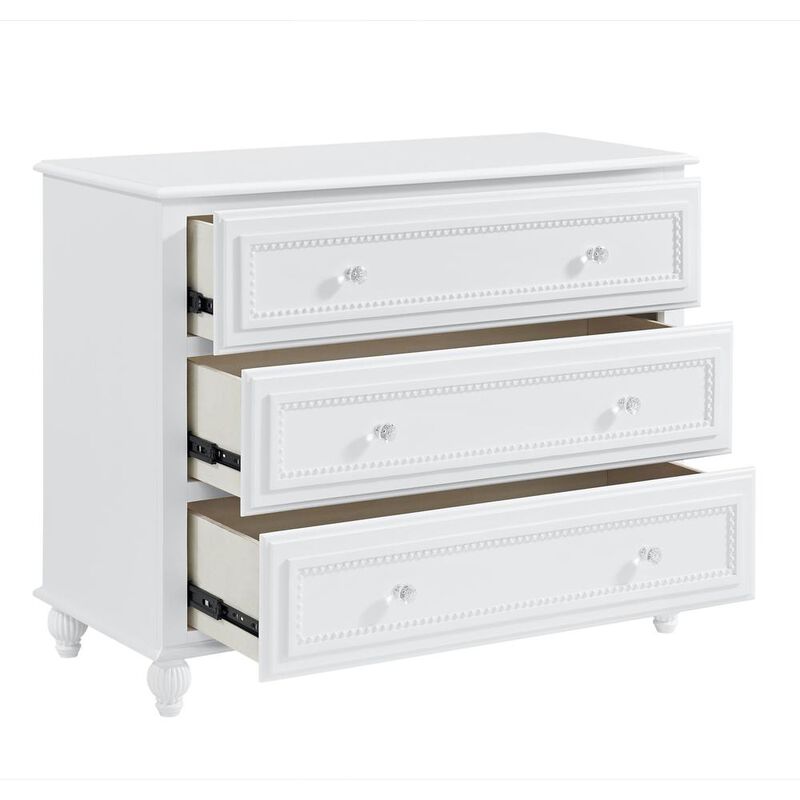 Oxford Baby Briella 3 Dr Dresser (Fa) White