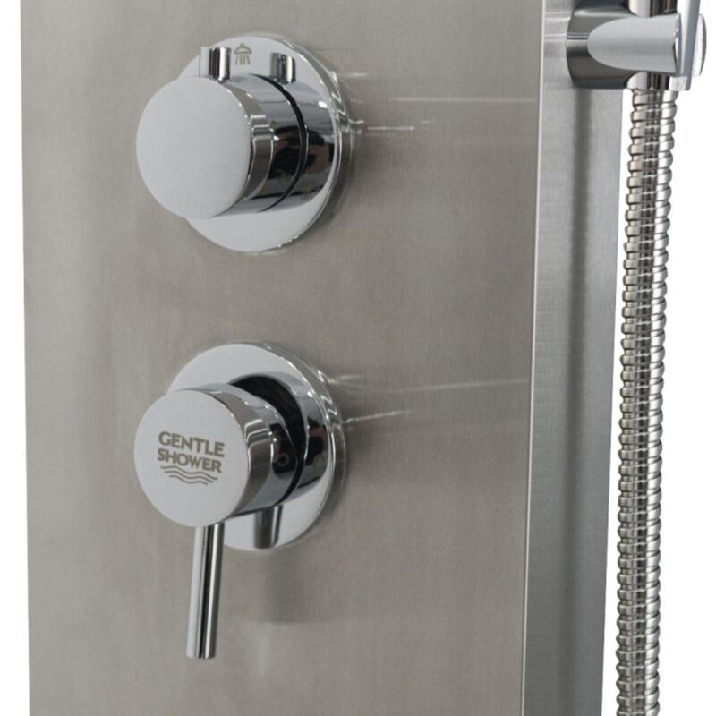 Hivvago 57 Inch Stainless Steel Rainfall Shower Panel