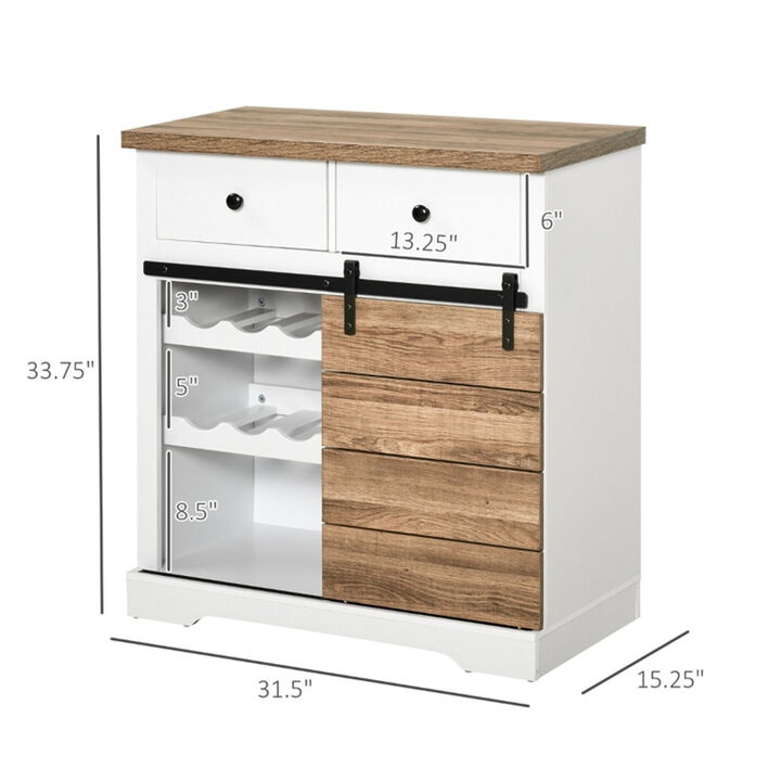 Multi-Purpose Sideboard Buffet Cabinet for Kitchen and Dining Room