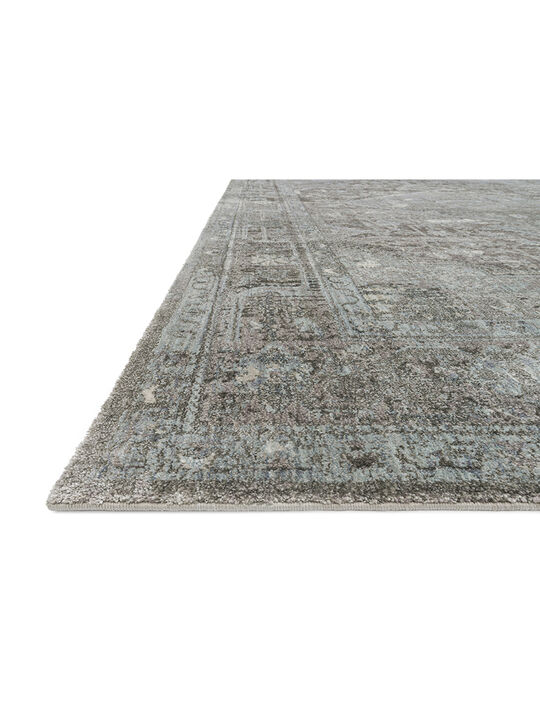 ANASA AF22 Stone/Blue 18" x 18" Sample Rug