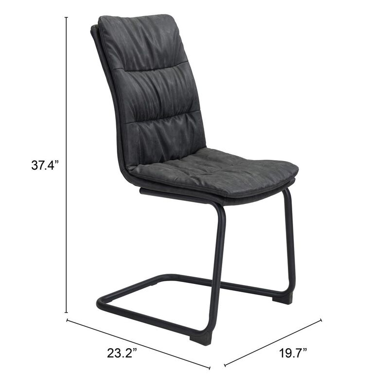 Belen Kox Vintage Black Sharon Dining Chair Set, Belen Kox