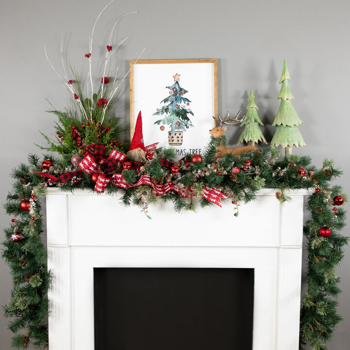 9' x 10" Yorkville Pine Artificial Christmas Garland - Unlit