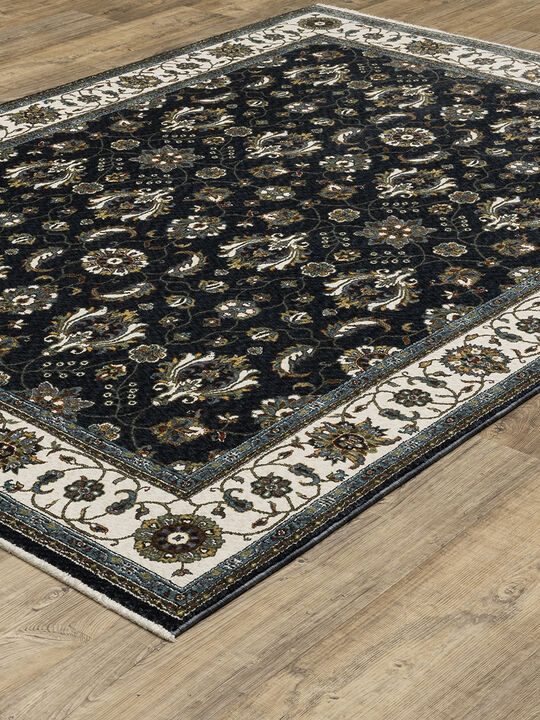 Vivian 3'10" x 5'5" Blue Rug