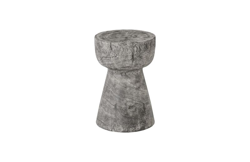 Curved Wood Thin Stool