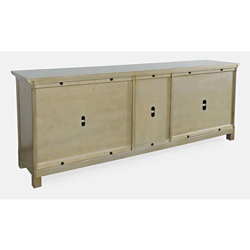 Jofran Isabella 86 Luxury Mirrored Sideboard Storage Cabinet