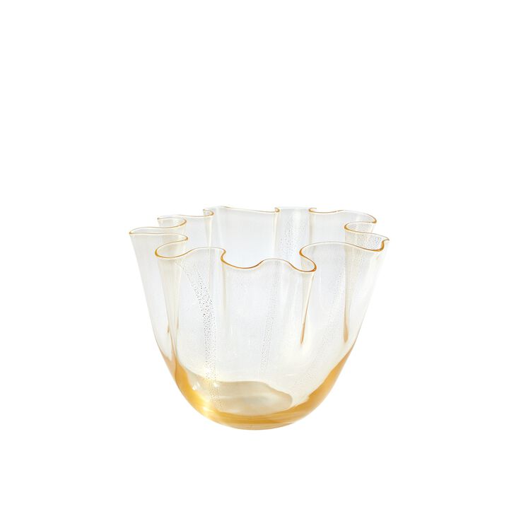 Handkerchief Small Gold Vase