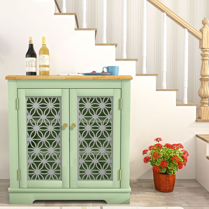 FESTIVO 31-inch 2-Door Accent Storage Cabinet for Kitchen & Dining