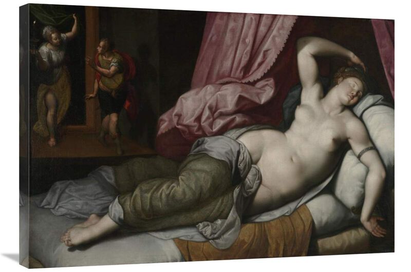 Paris Being Admitted to the Bedchamber of Helen-Canvas Art-36x24
