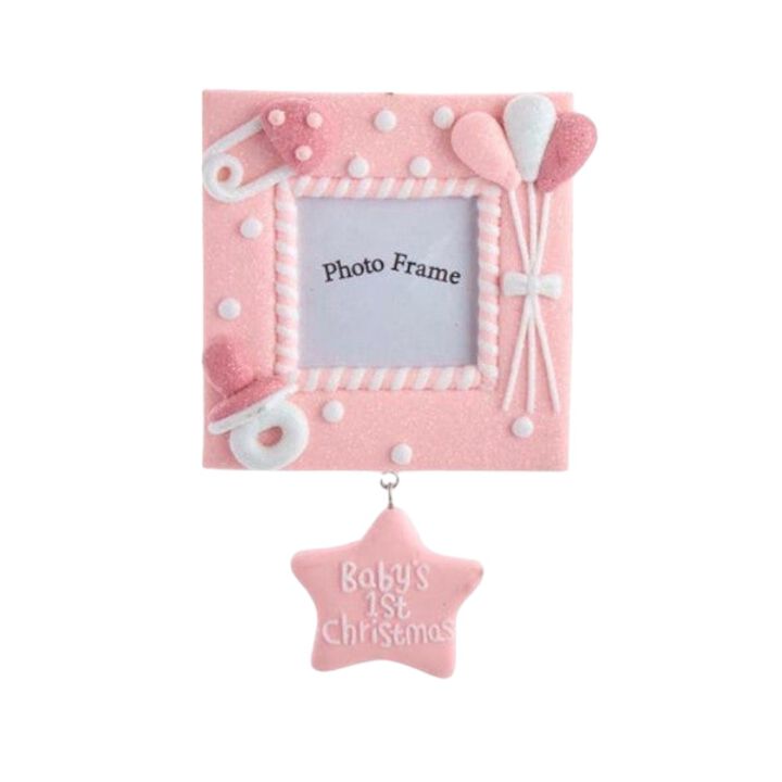 Baby's 1st Christmas Picture Frame Ornaments