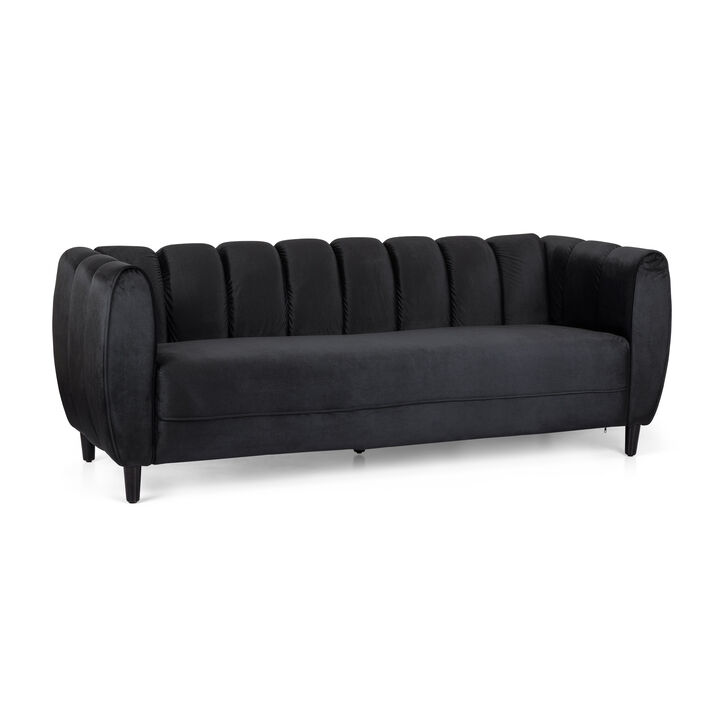 Merax Velvet 3-Seater Sofa