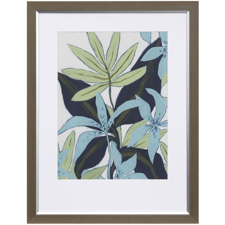 Jungle Blues II Framed Print