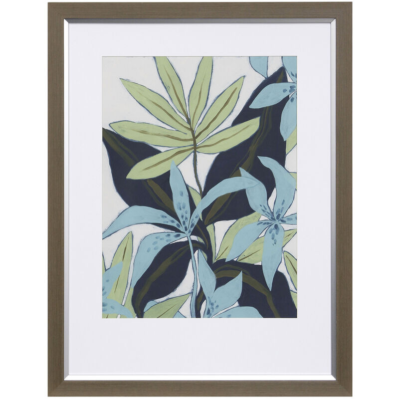 Jungle Blues II Framed Print