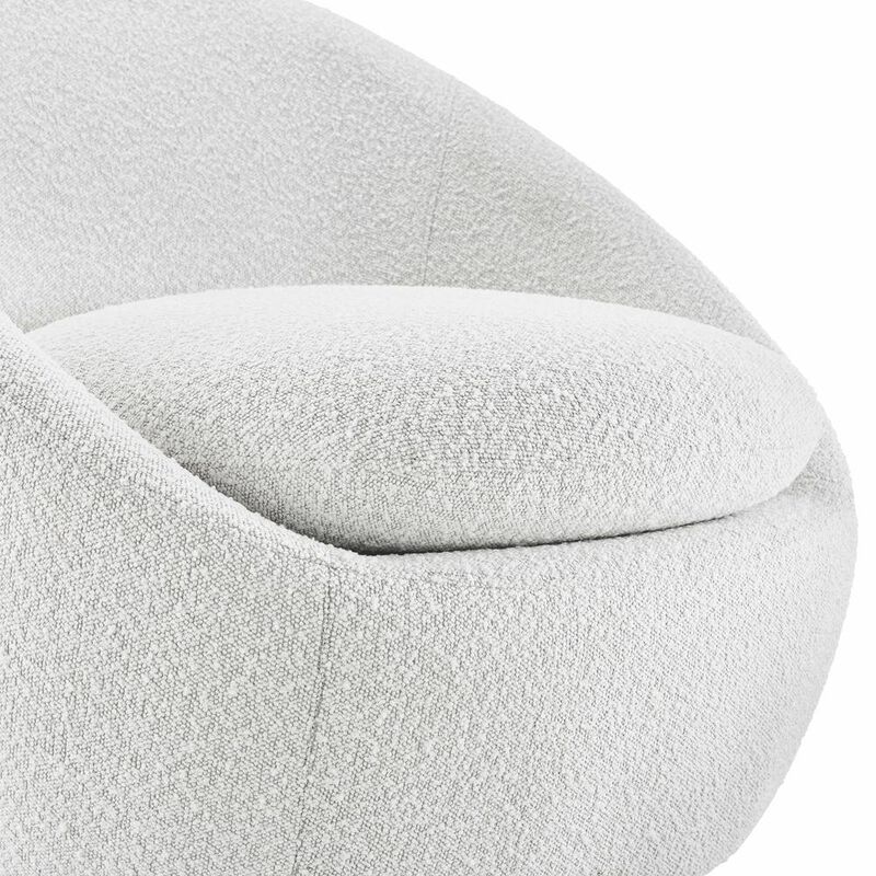 New Pacific Direct Adelmo Fabric Swivel Accent Chair