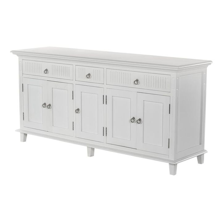 Belen Kox Elegant Grove White Buffet with 5 Doors, Belen Kox