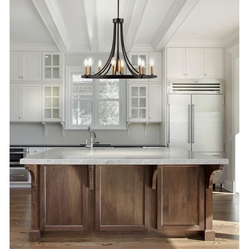 Urbanna Adjustable Iron Transitional Modern LED Chandelier
