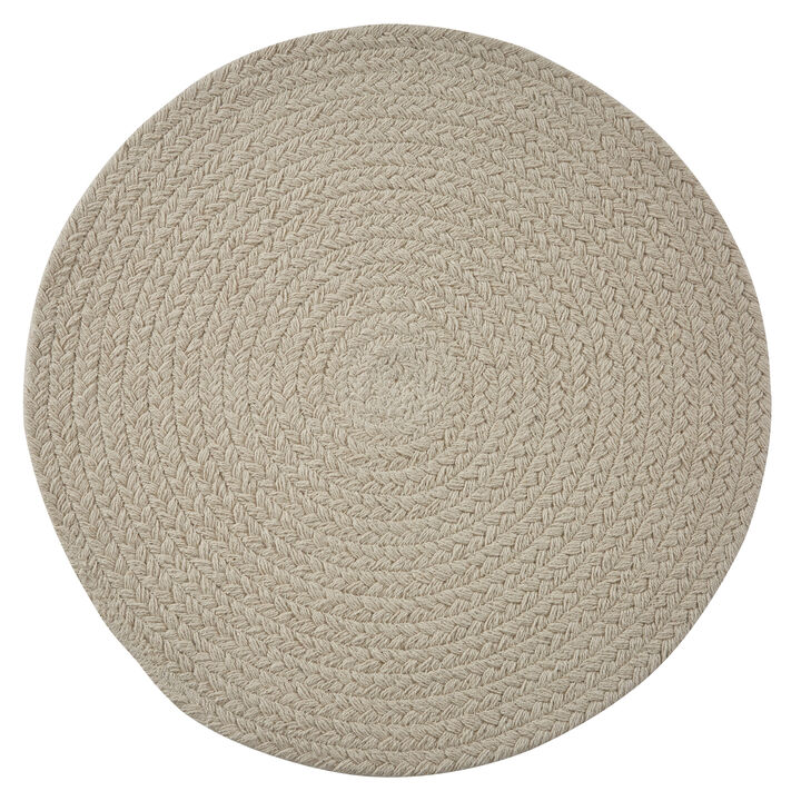 Split P Beige Essex Round Placemat Set of 4