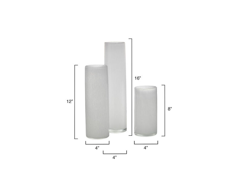 Gwendolyn Hand Blown Vases Set of 3