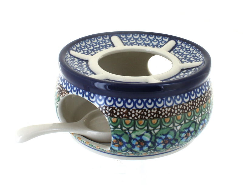 Blue Rose Polish Pottery Alyce Teapot Warmer