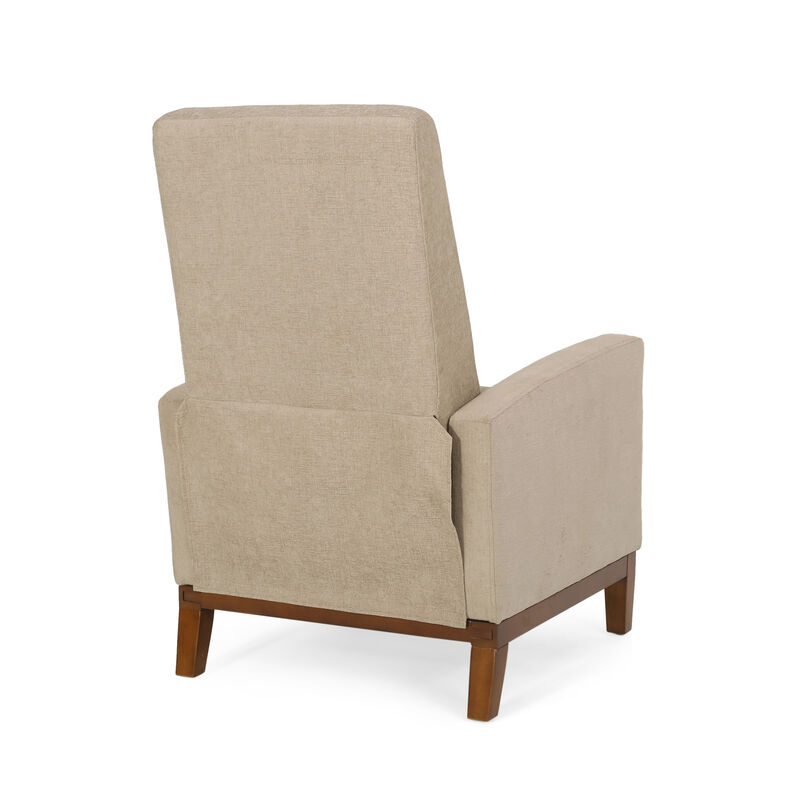 Merax Modern Wood Armchair Push Back Recliner