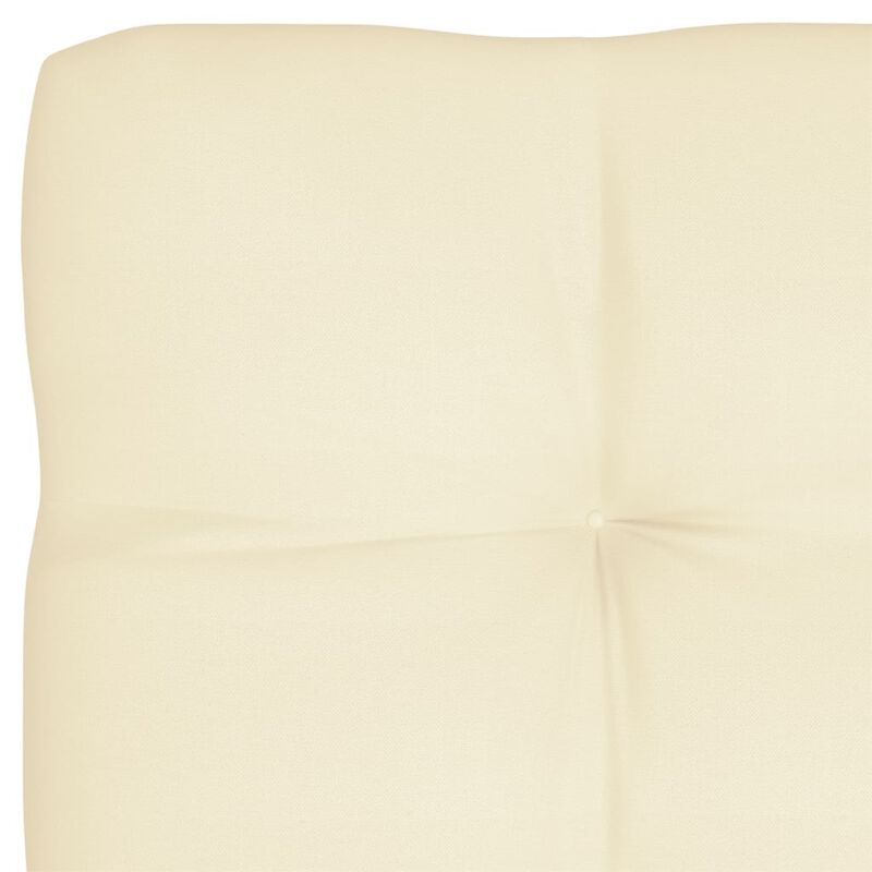 vidaXL Pallet Sofa Cushion Cream 47.2"x31.5"x4.7"