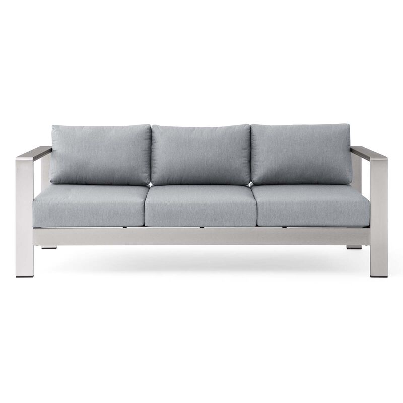 Modway - Shore Outdoor Patio Aluminum Sofa
