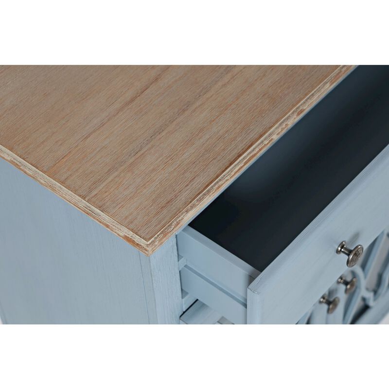 Jofran Aurora Hills Country Wire-Brushed 6 Door Accent Chest