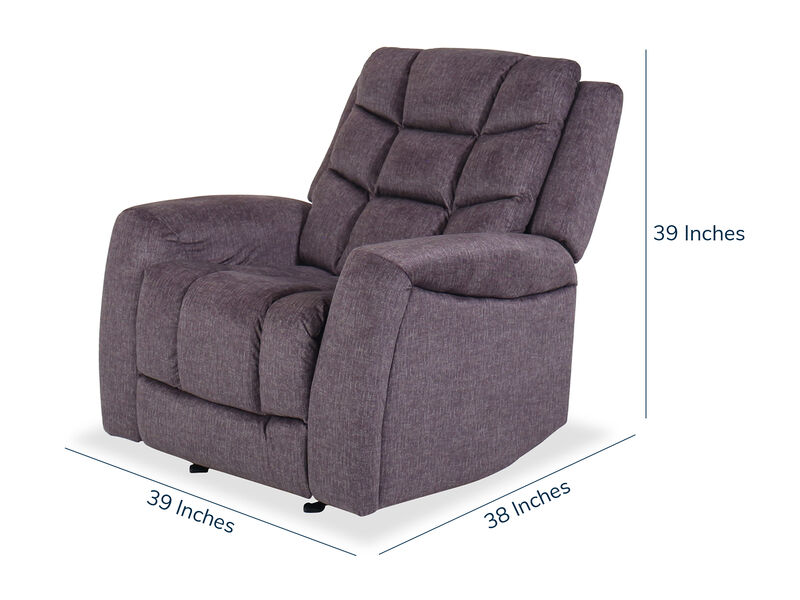 Fuzzy Glider Recliner