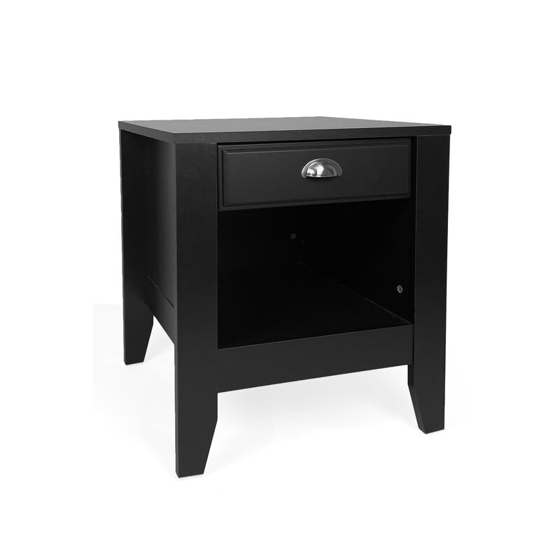 Merax Elegant Night Stand Side Table with 1 Drawer