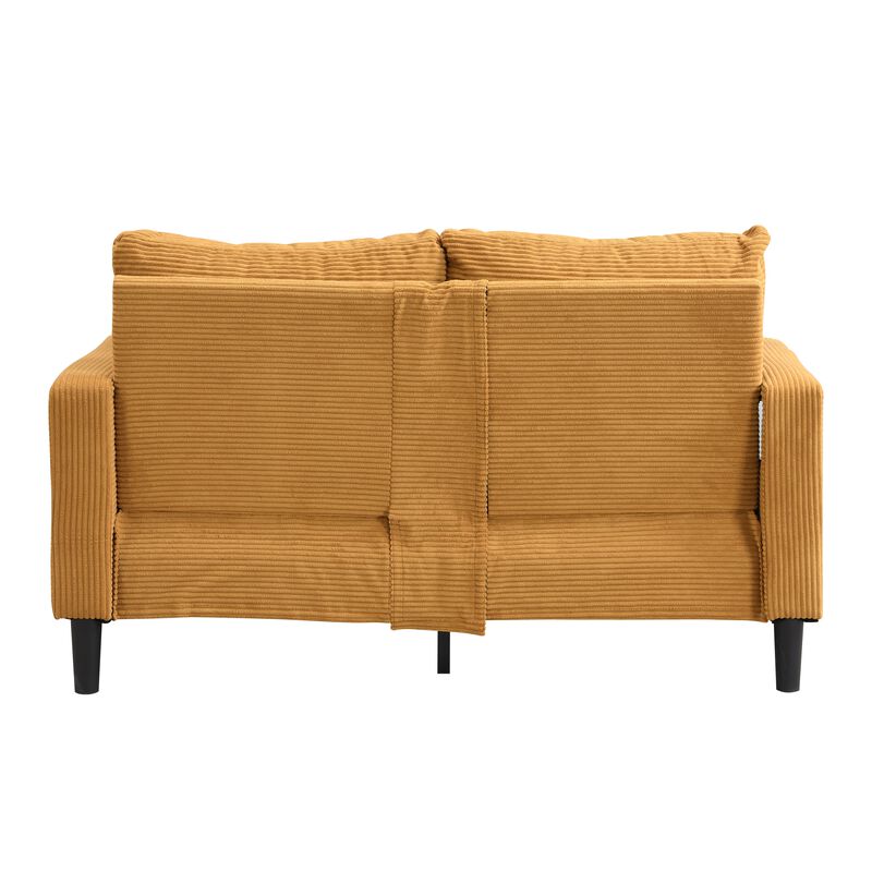 Merax Wooden Frame 2 Seats Loveseat Sofa