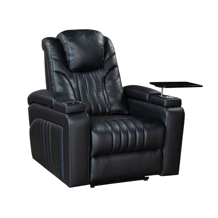 Power Recliner with Adjustable Headrest and Charging Options