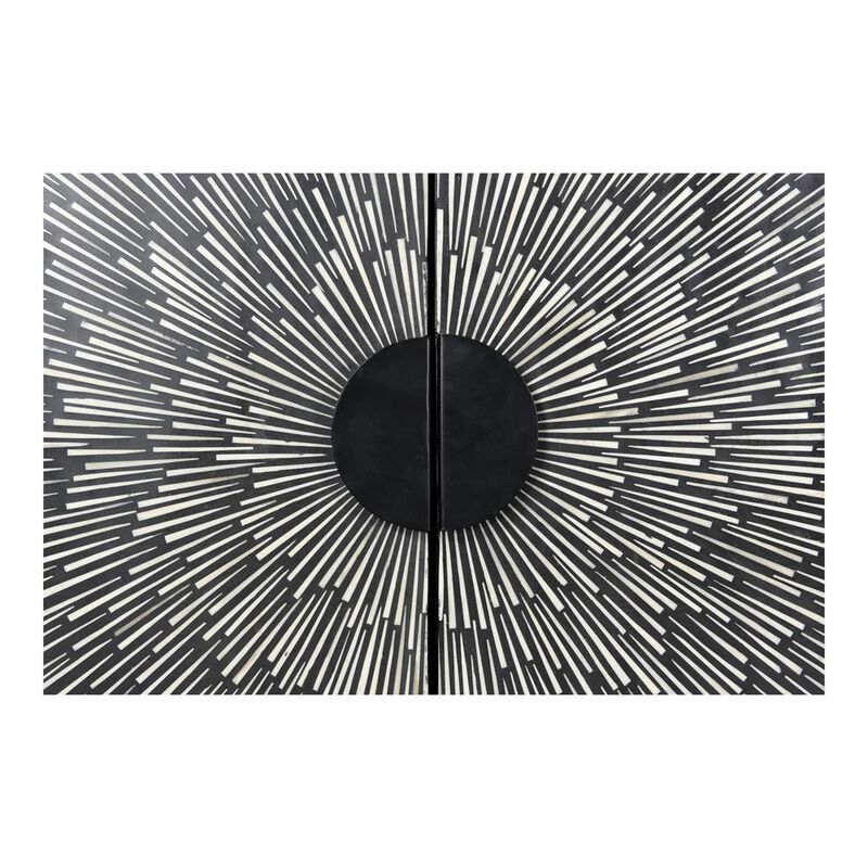 Moe's Home Collection Sunburst Wine Cabinet
