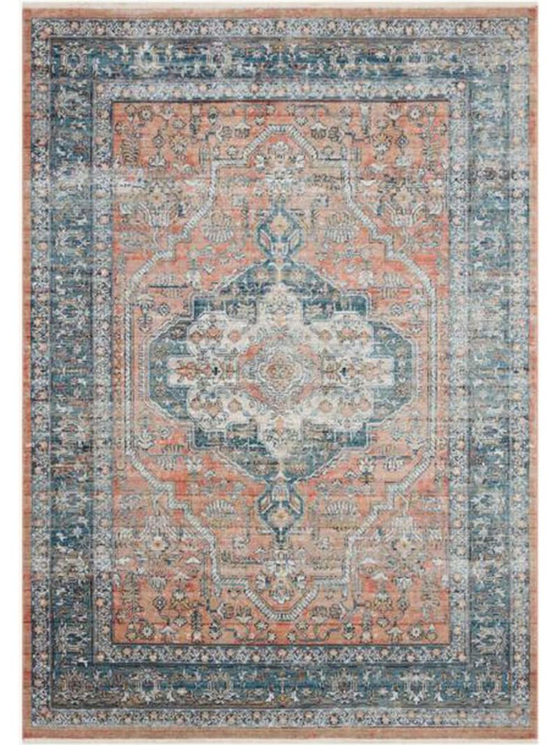 Elise ELI01 Coral 5'3" x 7'9" Rug by Magnolia Home