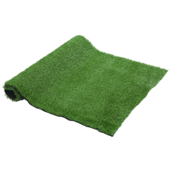FUFU&GAGA Artificial Turf Grass Mat - 78.7" x 118.1", Perfect for Garden and Patio,Light Green
