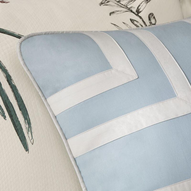 Belen Kox Quincy Leaf and Bird Print 7 Piece Comforter Set, Belen Kox