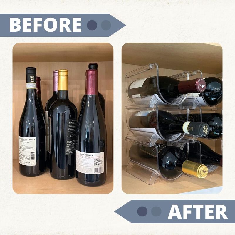 8 x 4 Acrylic Wine Bottle Holder