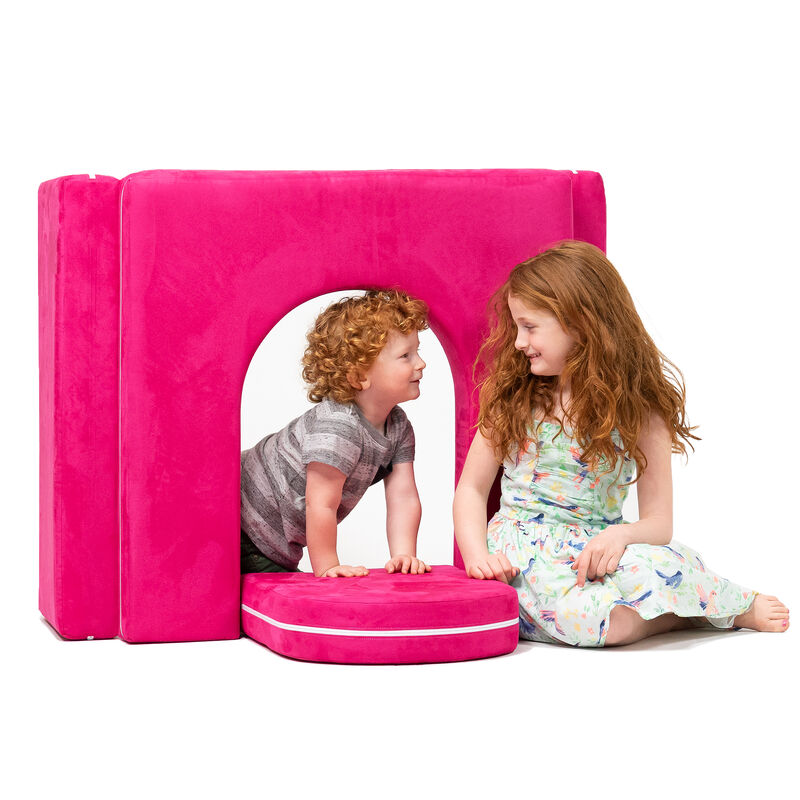 Jaxx Zipline Playscape Castle Gate - Playtime Furniture for Imaginative Kids