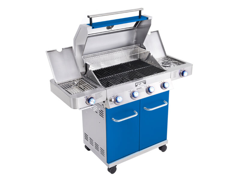Monument Grills Classic Series | 4 Burner Stainless Steel Gas Grill With Clearview Lid