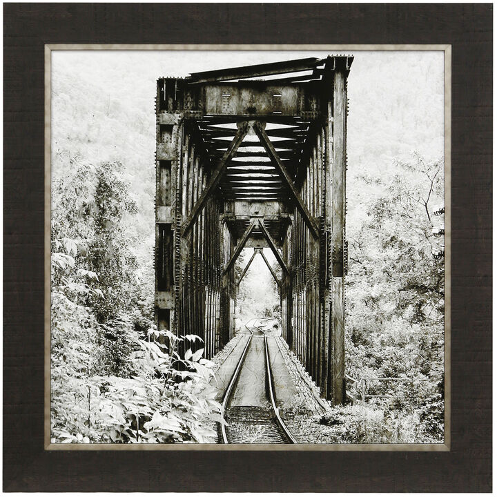 Along The Tracks II Framed Print