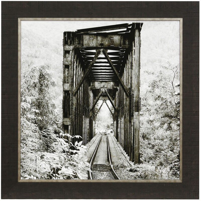 Along The Tracks II Framed Print