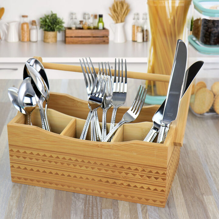 Gibson Home Sadler 11 Inch Portable Utensil Caddy