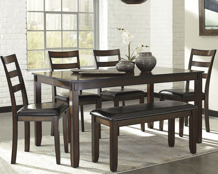Coviar Table and Chairs with Bench